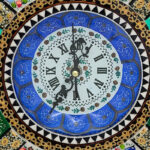 ساعت صنایع دستی خاتم کاری گل و بلبل ۳۵ مدل ۲ - Image 3