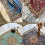 ترمه رومیزی طرح ابریشم با جعبه سنتی هدیه - Image 3