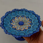 شیرینی خوری میناکاری 20 سانتی - Image 3