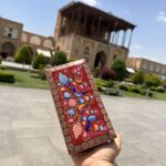 جعبه خاتم کاری استخونی مدل گل و مرغ سایز 11در21 - Image 4