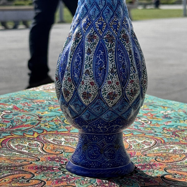 گلدان میناکاری ۳۰ سانتی - Image 4