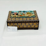 جعبه خاتم کاری استخونی مدل چوگان  10در14 - Image 4