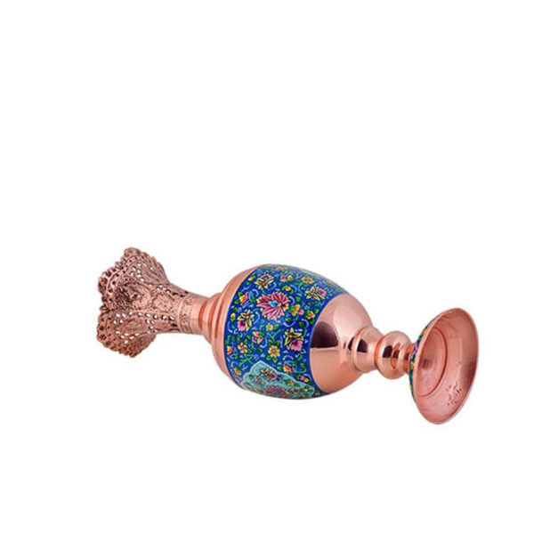 گلدان سنبلدان مس و پرداز  ارتفاع 45 - Image 2