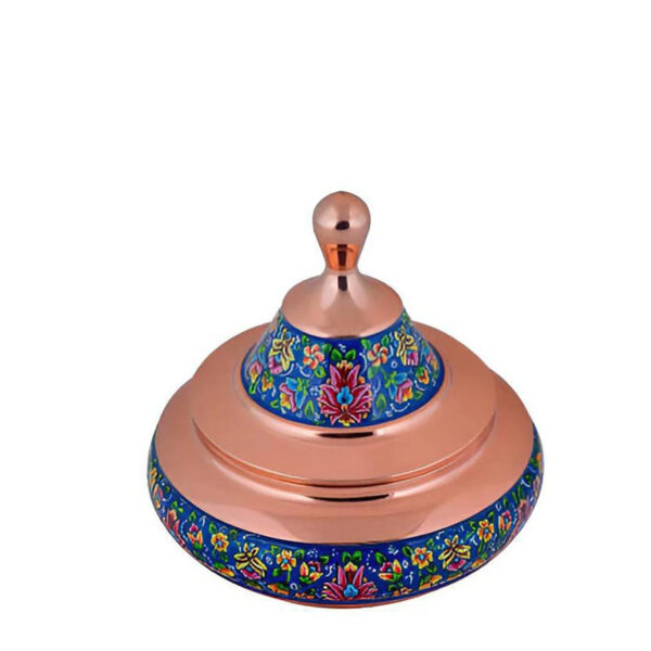 بشقاب پرنده مس و پرداز  سایز کوچک - Image 2