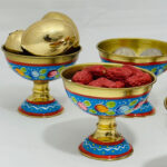 ست هفت سین میناکاری مدل گلدونی - Image 3