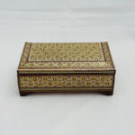 جعبه خاتم کاری استخونی مدل پره وارو 10در16 - Image 8