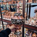 شکلات خوری مسی الماس نقره 40سانتی متری - Image 3