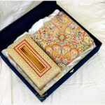 ست هدیه خاتم کاری ترمه و جعبه دستمال اعلا - Image 8