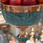 سنگاب یا جام فیروزه کوبی مسی 45 سانتی - Image 2