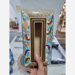 جعبه دستمال نقاشی و خاتم گل و بلبل - Image 5