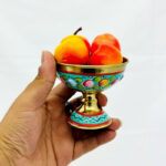 ست هفت سین میناکاری طرح برجسته سبز فیروزه ای - Image 7