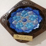 تابلو فیروزه کوبی با قاب خاتم کاری از صدای سخن عشق - Image 5