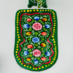 ست هفت سین میناکاری طرح برجسته گل و بلبل - Image 13