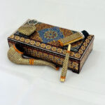 ست هدیه جعبه خاتم کاری - Image 10