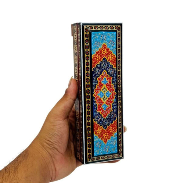 جعبه خاتم کاری استخونی مدل دستبندی تذهیب 7در20 - Image 10