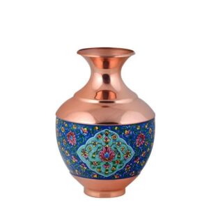 گلدان مس و پرداز مدل بلونی ارتفاع 23