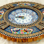 ساعت خاتم کاری گل و مرغ با صفحه میناکاری گرد کوچک - Image 6