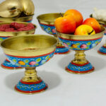 ست هفت سین میناکاری مدل گلدونی - Image 5
