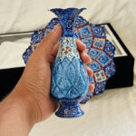 پک مینا کاری پک گلدان و پشقاب مینا کاری صنایع دستی اصفهان - Image 8