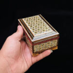 جعبه خاتم کاری چوبی مدل عطری - Image 2