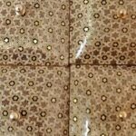 شکلات خوری (جاشکلاتی) خاتم کاری چهاردرب  طرح گلی 24در24 - Image 4