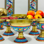 ست هفت سین میناکاری مدل شقایق - Image 10