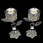 شمعدان ملیله کاری طرح اس - Image 3