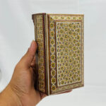 جعبه خاتم کاری استخونی مدل پره وارو 10در16 - Image 5