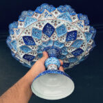 میوه خوری میناکاری 30سانتی (شیرینی خوری ، گزخوری ) - Image 9