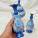 پک هدیه میناکاری گلدان و شکلات خوری - Image 11
