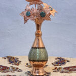 گلدان خاتم کاری سایز 20 با جعبه سنتی - Image 6
