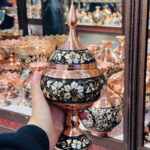 شکلات خوری مسی الماس نقره 30سانتی متری - Image 3