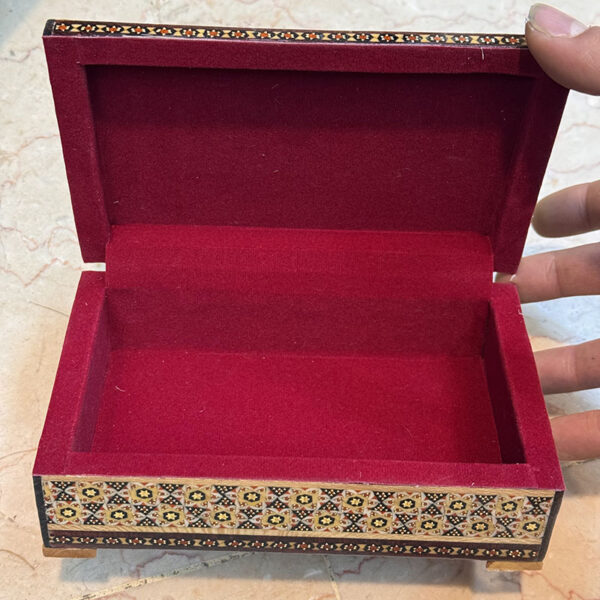 جعبه جواهرات خاتم مدل چوگان ( شکارگاه ) - Image 6