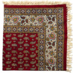 رومیزی قلمکار طرح زرشکی اعلا سایز یک متری - Image 2