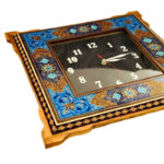 ساعت خاتم کاری تذهیب چهارگوش صفحه مربعی - Image 5