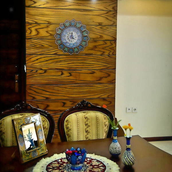 ساعت خورشیدی خاتم کاری تذهیب بزرگ - Image 6