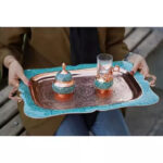 سرویس چای خوری فیروزه کوبی بُته چی - Image 3