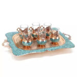سرویس چای خوری فیروزه کوبی بُته چی - Image 6