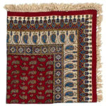 رومیزی قلمکار طرح زرشکی اعلا سایز یک متری - Image 4