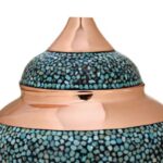 قندان فیروزه کوبی 16 سانتی - Image 3