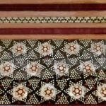 جعبه دستمال کاغذی خاتم کاری  مدل گل و مرغ  بلک - Image 4