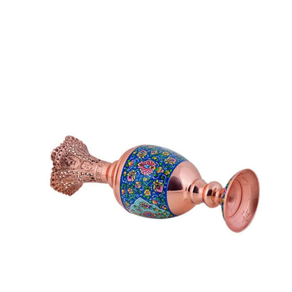 گلدان سنبلدان مس و پرداز  ارتفاع 29 - Image 2