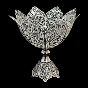 ظروف ملیله کاری کاسه آجیلی سایز 4