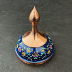شکلات خوری مس و پرداز ارتفاع 32 با جعبه مخمل - Image 10