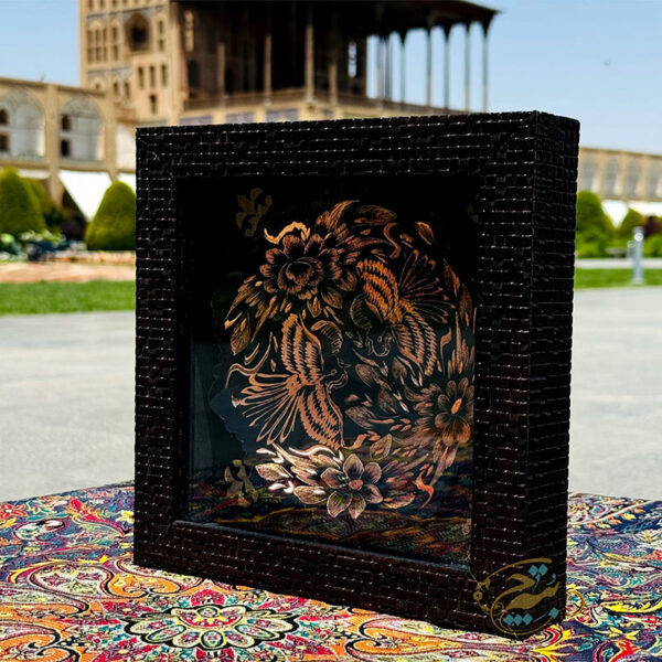 تابلو بشقاب مسی الماس تراش 16 (24در24 سانتیمتر) - Image 5