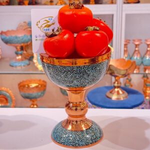 سنگاب یا جام فیروزه کوبی مسی 24سانتی