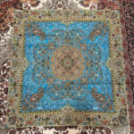 ترمه رومیزی طرح ابریشم با جعبه سنتی هدیه - Image 7