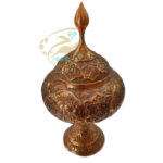 شکلات خوری پایه دار  قلمزنی مدل چهره بزرگ - Image 3