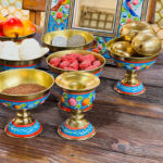 ست هفت سین میناکاری مدل شقایق - Image 3