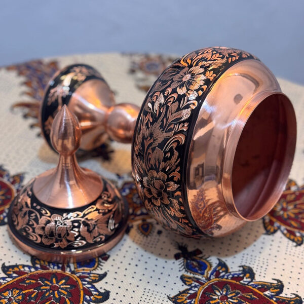 شکلات خوری مسی الماس تراش 38 - Image 5